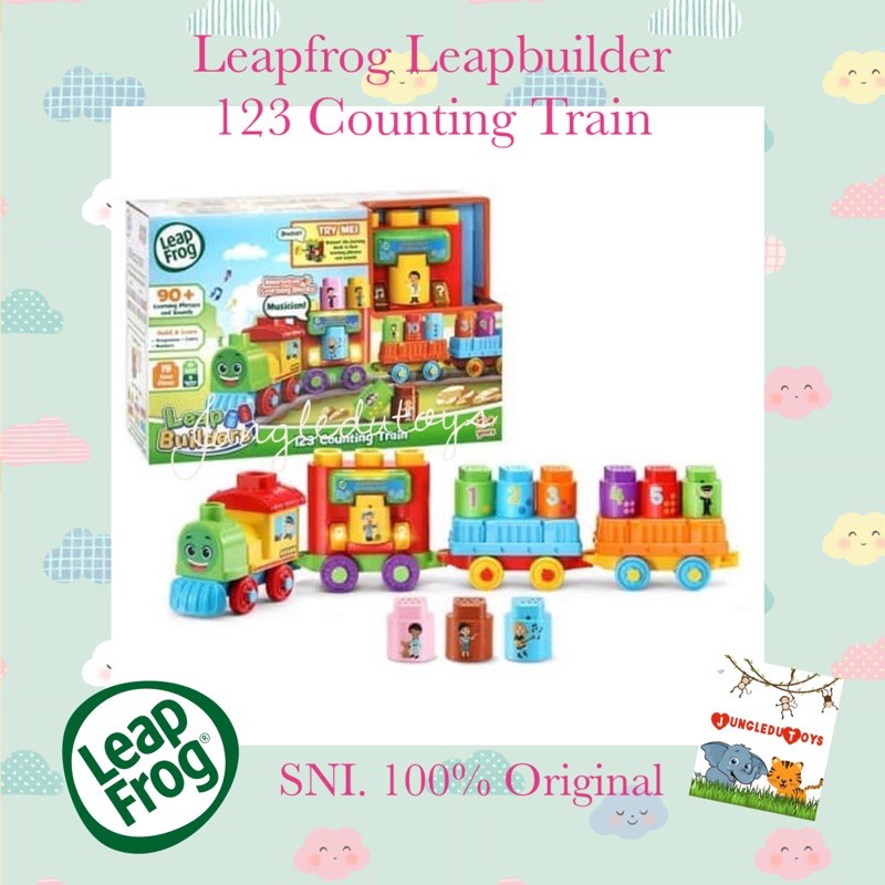 Mainan Edukasi Leapfrog Leapbuilder 123 Counting Train Original