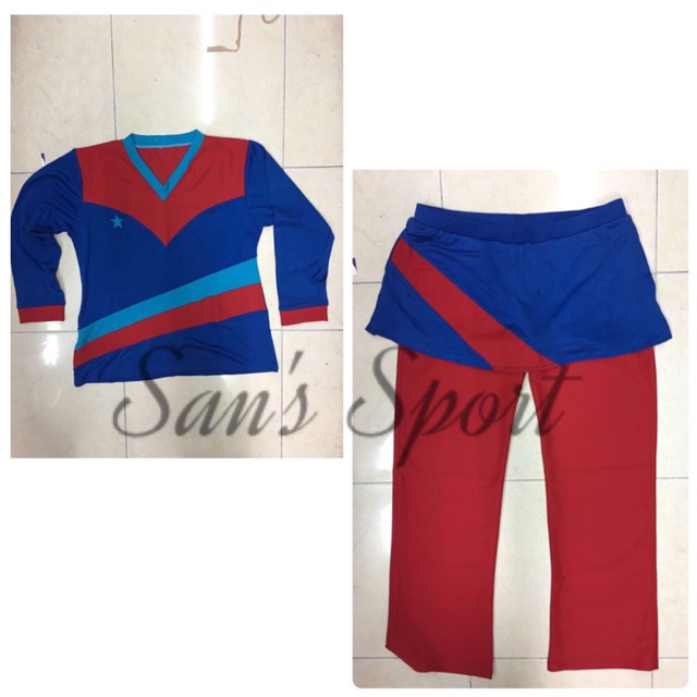 baju senam muslim/stelan baju senam muslim