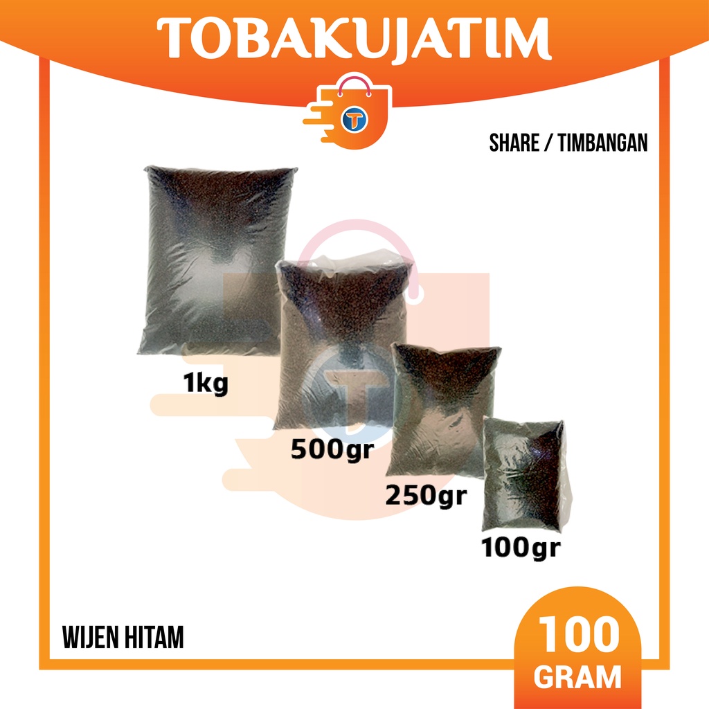 

Wijen Hitam Black Sesame 100 gr Kiloan