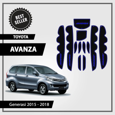 Door Groove Mat/ Antislip Rubber Cup Mat/ Alas Interior Toyota Avanza 2012-2014