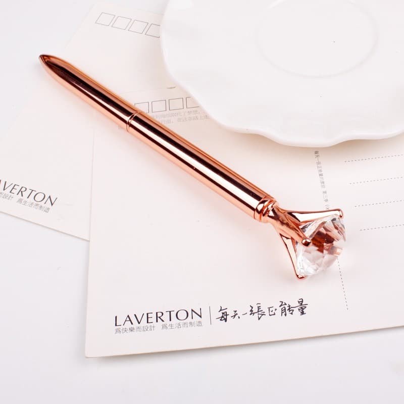 

Diamond Crystal Pulpen / Souvenir Pernikahan Pen - gold - Gold