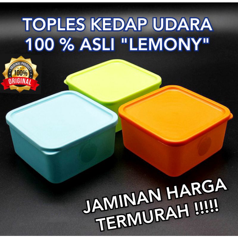 TOPLES LEMONY PAMELO 1000 ML - TOPLES PLASTIK KEDAP UDARA SEALWARE KOTAK KEDAP UDARA