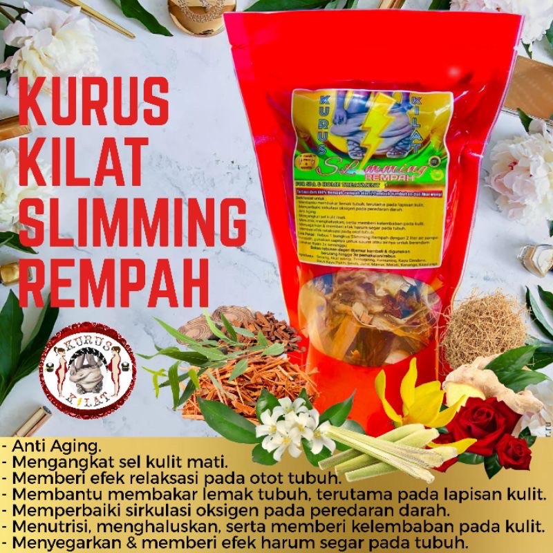 Rempah Slimming Pelangsing Badan Diet Herbal Penurun Berat Badan Ampuh Pembakar Lemak