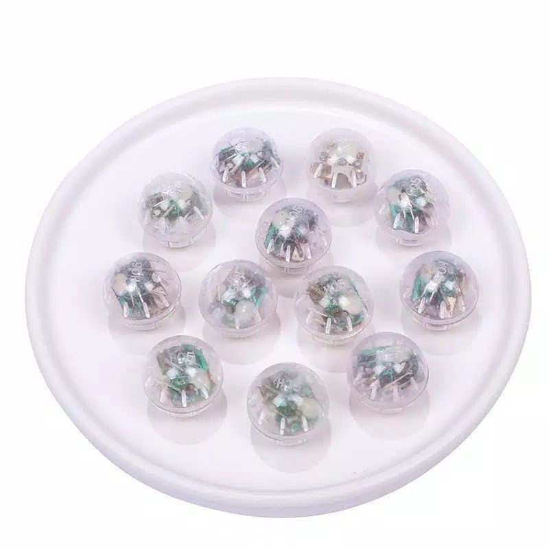 RB03 FUNSTORE LAMPU LED EMOJI - Bola LED Lampu Boneka Emoticon Bola2 led pajangan Dashboard