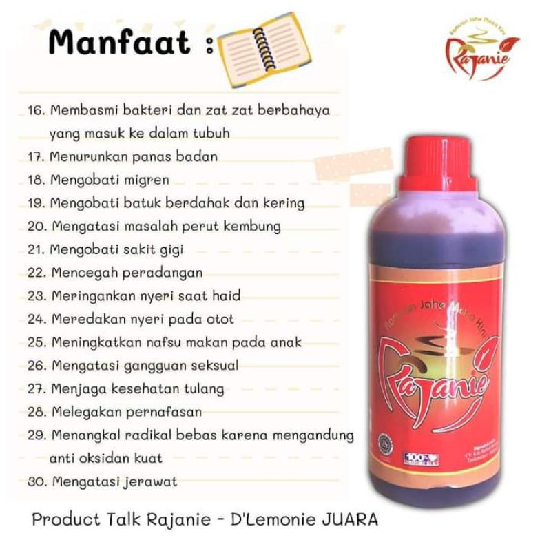 rhajanie sari jahe dan rempah2