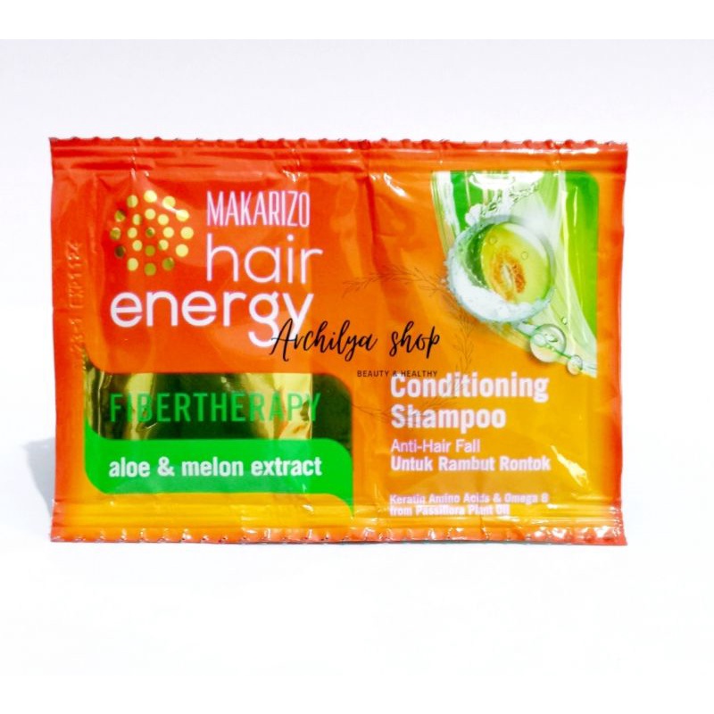Shampo Makarizo Aloe &amp; Melon Conditioning Shampoo Sachet 10ml