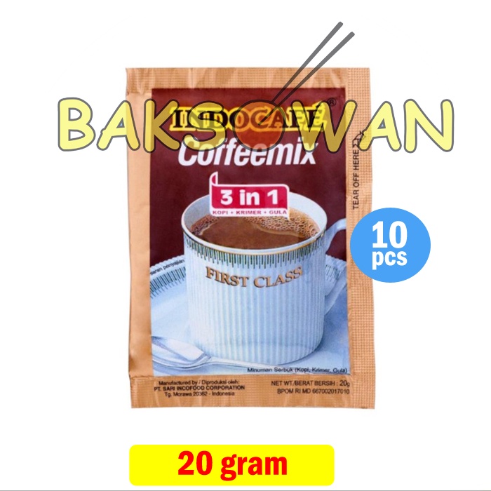 

Kopi Indocafe Coffeemix 3in1 Sachet 20gr min order 10 pcs