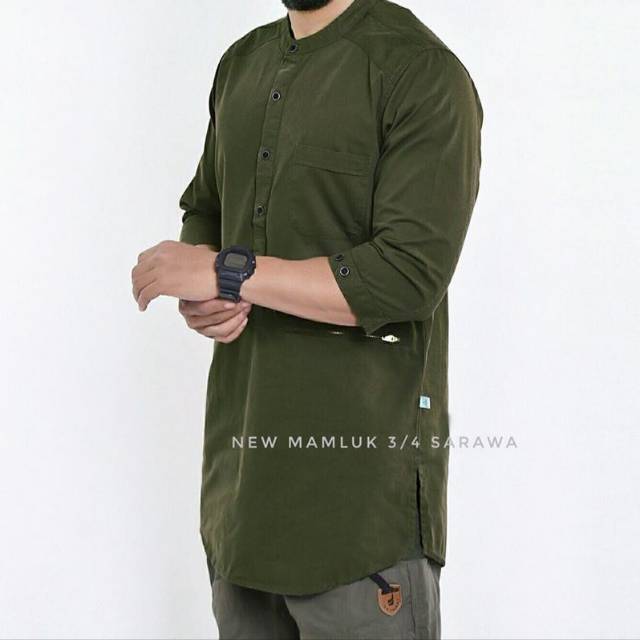 Qurta Sarawa Kurta Gamis Koko New Mamluk 3/4