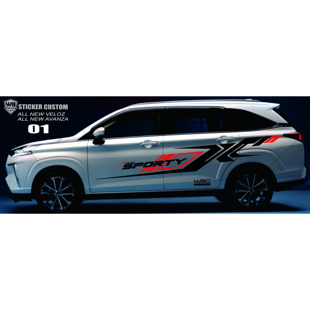CUTTING STICKER  BODY SAMPING MOBIL ALL NEW VELOZ ALL NEW AVANZA XENIA 2022