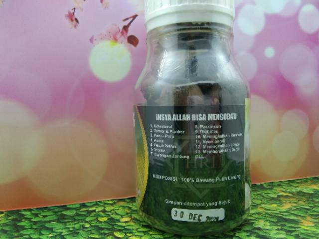 Obat herbal Bawang lanang hitam HRI Murni original