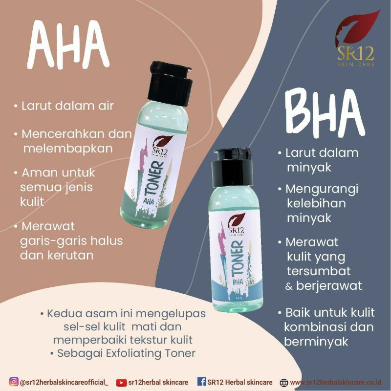 Toner Bha Sr12 Toner Kulit Berminyak Dan Berjerawat Shopee Indonesia