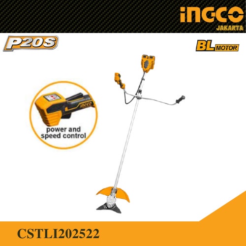 Mesin Potong Rumput Pisau 20V Brushless Bush Cutter INGCO CSTLI202522