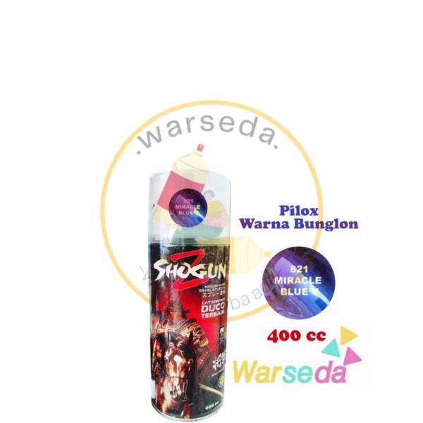PILOK PILOX BUNGLON, UNGU VIOLET, MIRACLE BLUE 821 SHOGUN Z - PILOK/PILOX  WARNA BUNGLON