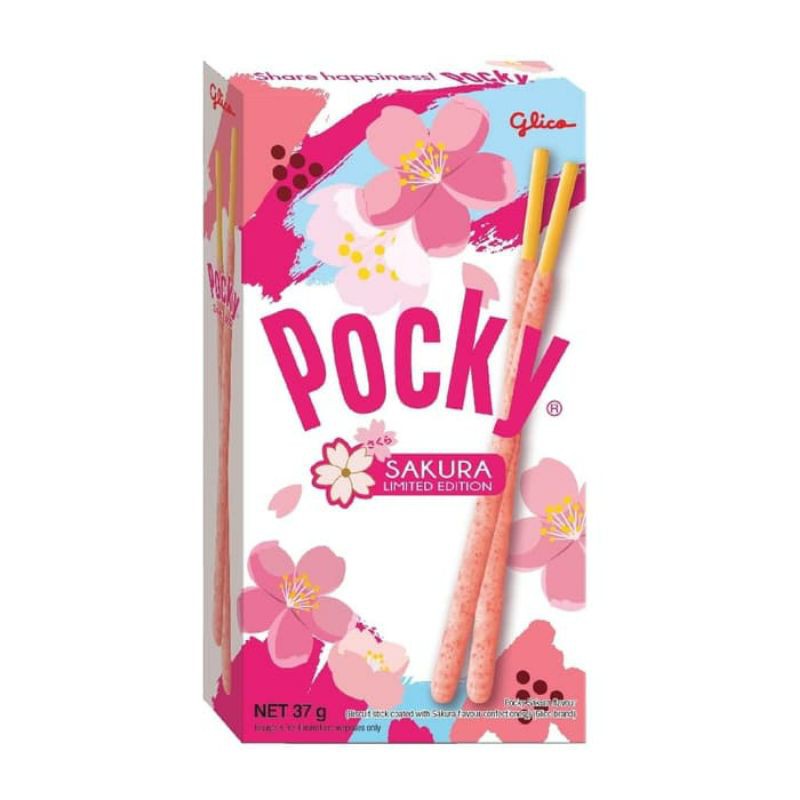 Glico Biscuit Pocky Sakura 37gr Limited Edition