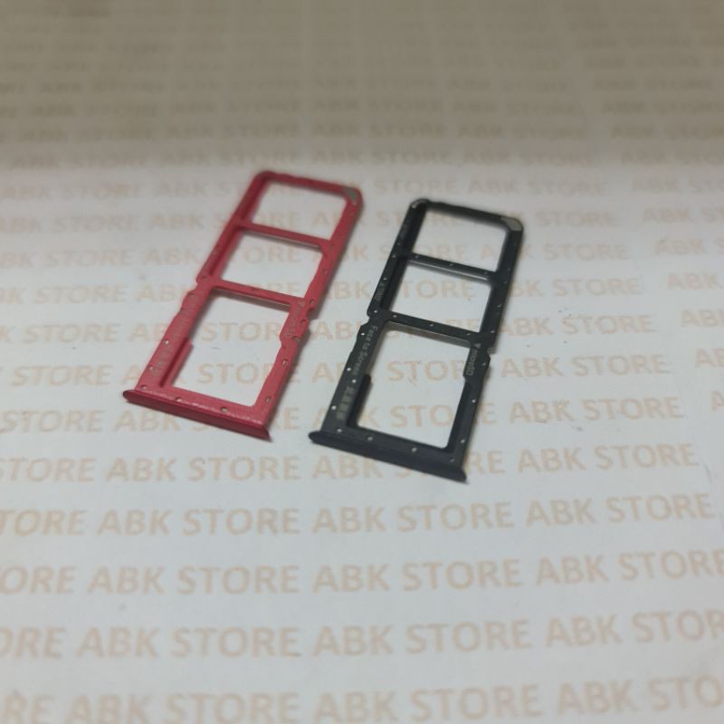 Simtray Simlock Slot Sim Tempat kartu Simcard Oppo A3s Original