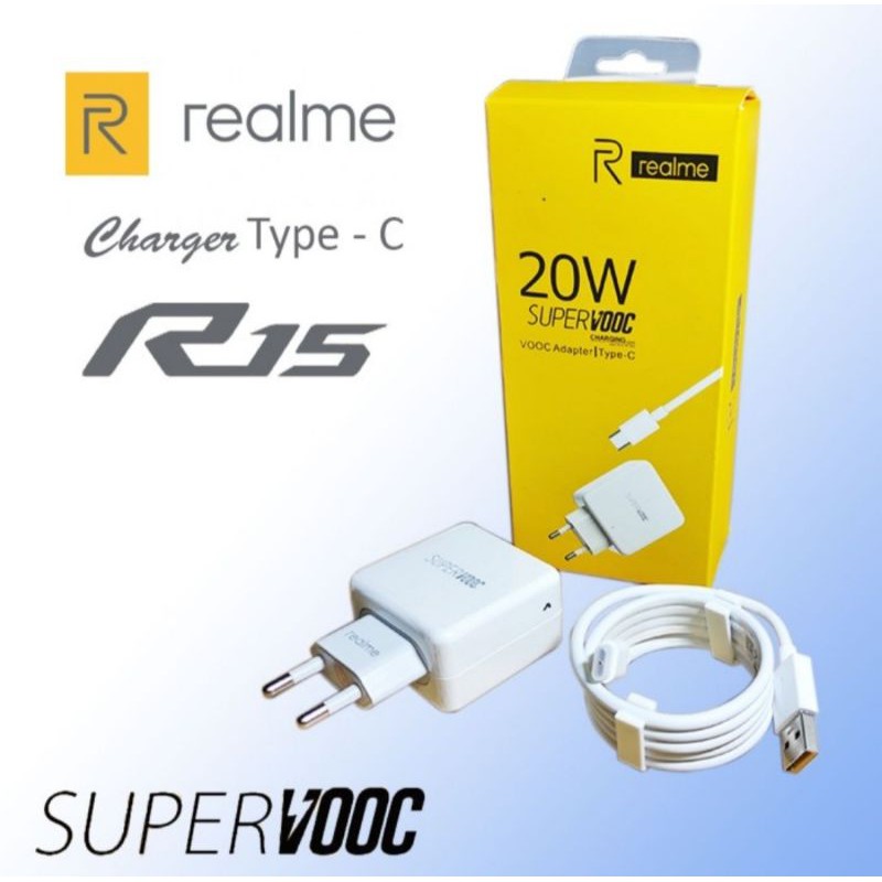 Travel Charger Casan Realme Super VOOC 20W Type C