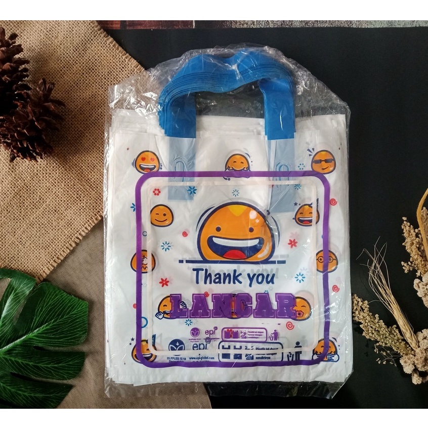 Softhandle Smile 23 - Tas Softhandle Smile 23x25 / Souvenir Bag (Isi 50)