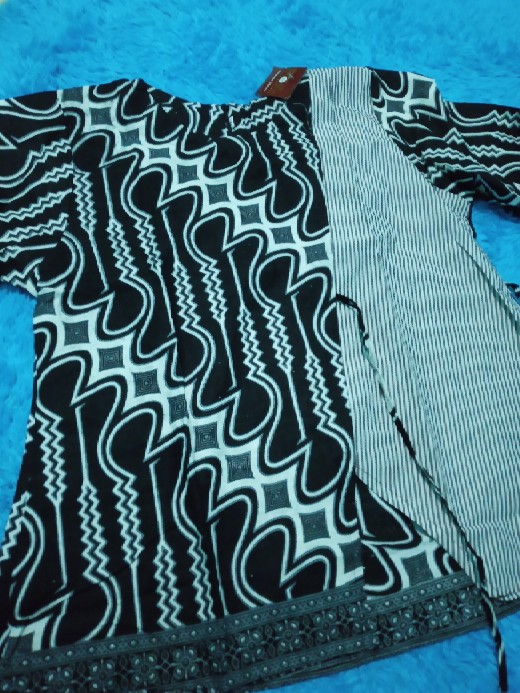 Blouse Sopal Tali Atasan Blus Wanita Batik Kantor Wanita Kasual Murah Katun M L Xl Xxl Pekalongan