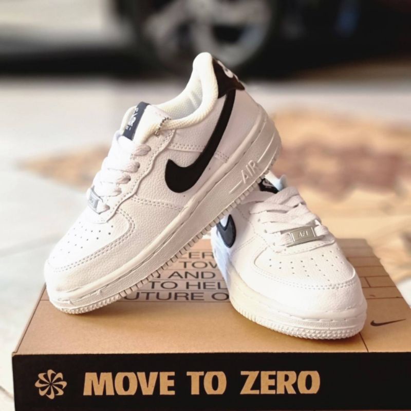 SEPATU NIKE ANAK AIR FORCE 1 PUTIH HITAM SEPATU ANAK LAKI LAKI PEREMPUAN SEPATU ANAK ANAK SNEAKERS ANAK PUTIH