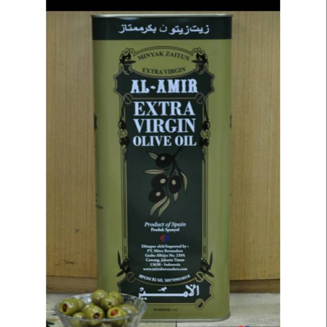 

Minyak zaitun AL-AMIR EXTRA VIRGIN 4L