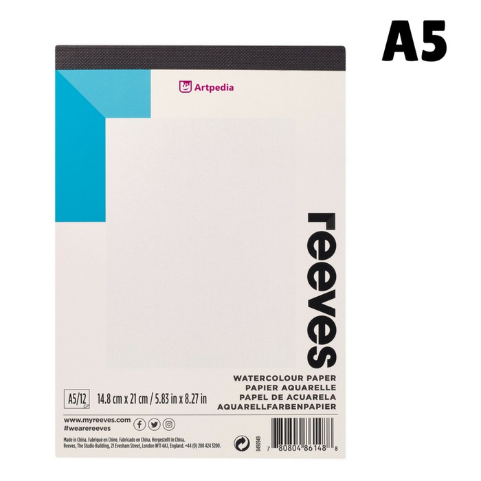 

Ready Stok REEVES sketchbook Watercolour Pad A5 Stitched TERMURAH TERLARIS Diskon