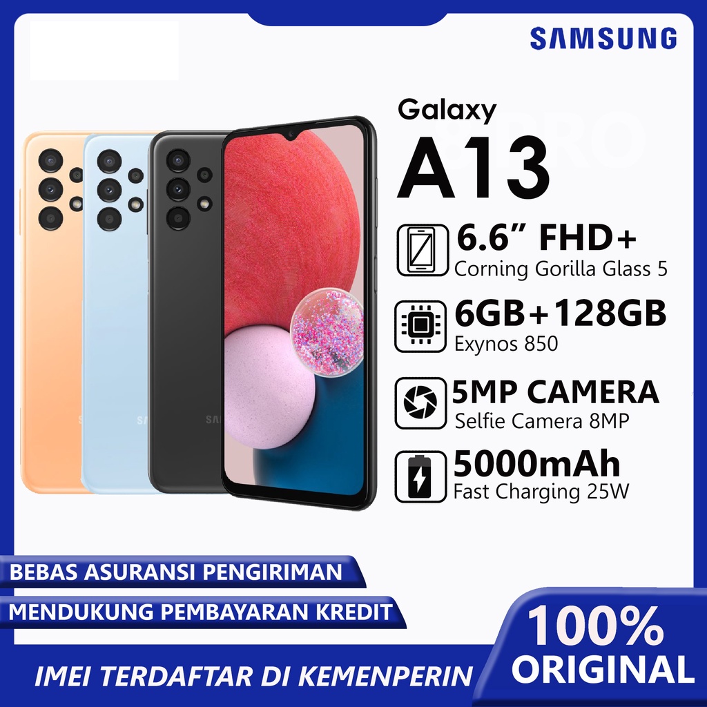 Jual Samsung Galaxy A13 LTE 4/128 - 6/128GB- GARANSI RESMI | Shopee