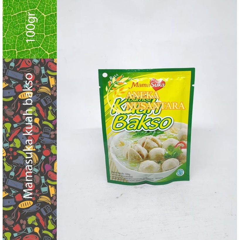 Jual Mamasuka Bumbu Kuah Bakso Bumbu Instant 100 G Shopee Indonesia