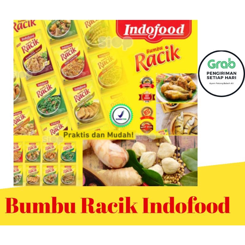 

Bumbu Racik Indofood (Ayam Goreng/tempe Goreng/sayur Lodeh)