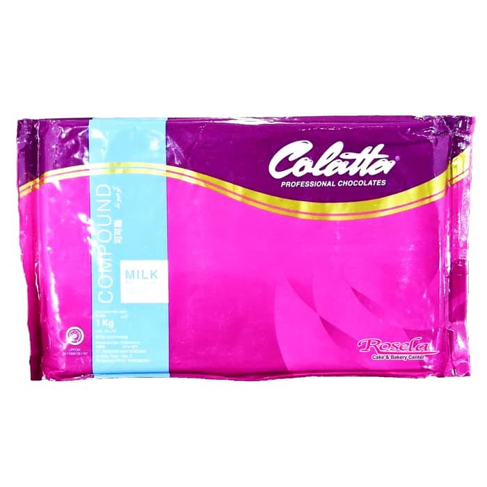 

Colatta Milk Chocolate Compound 1 Kg / Coklat Susu Compound Colatta
