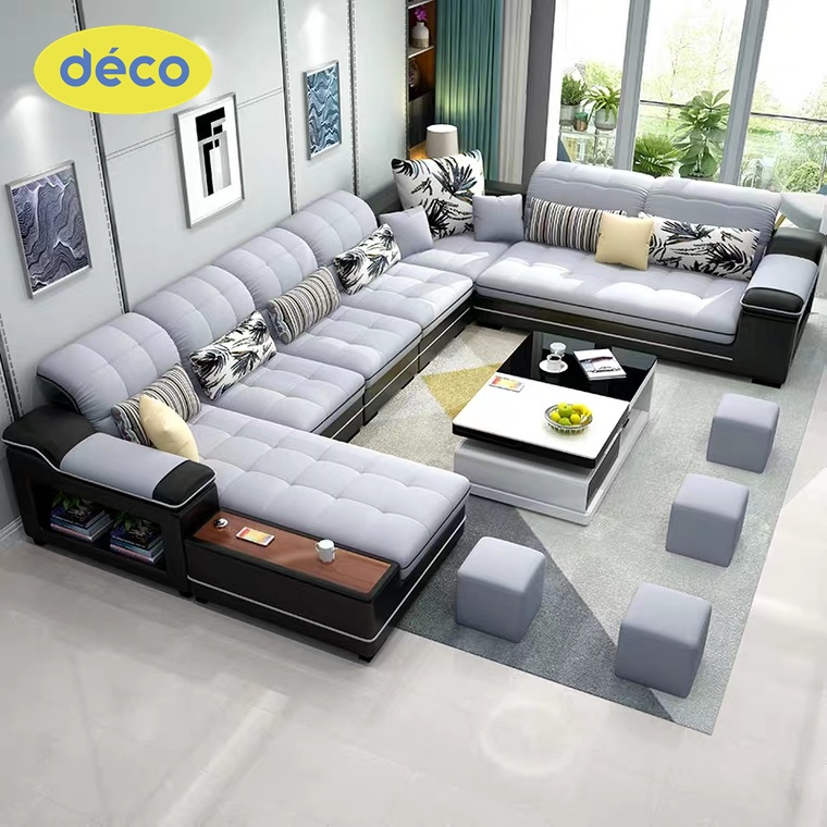 Sofa Ruang Tamu Letter U Sudut Kursi Tamu Minimalis