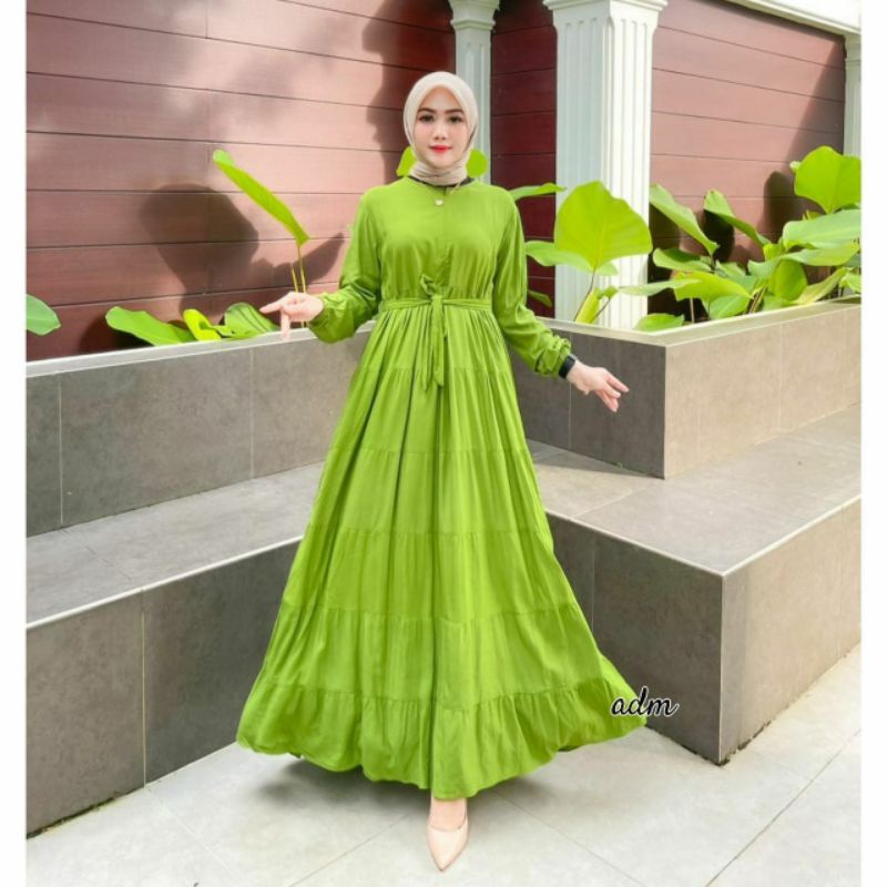 Gamis Twill polos gamis rayon candi Mekar gamis Twill premium