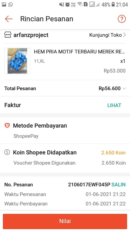 Hem Pria Motif Terbaru Merek Redblit / Kemeja Lengan Pendek Pria