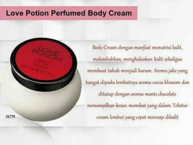 Perfumed Body Cream Love Potion, GG Essenza , Divine , Amber Elixir , Eclat Femme Weekend , Possess