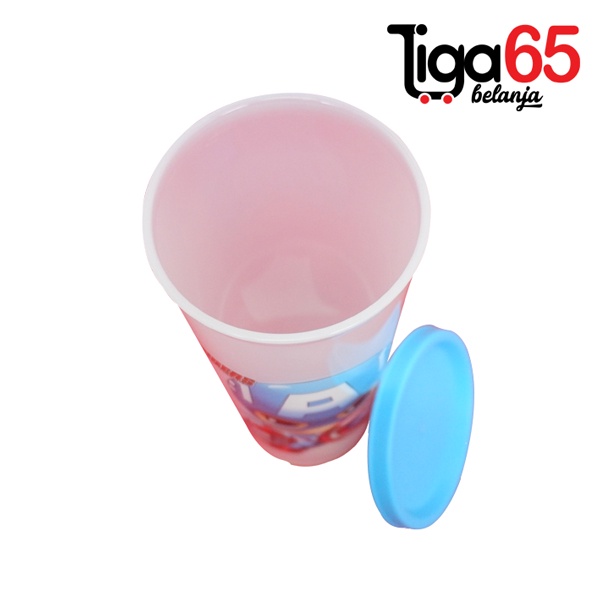 365 MUG + TUTUP 9001 #41098 Cangkir / Gelas Anak Karakter Fancy Dengan Tutup