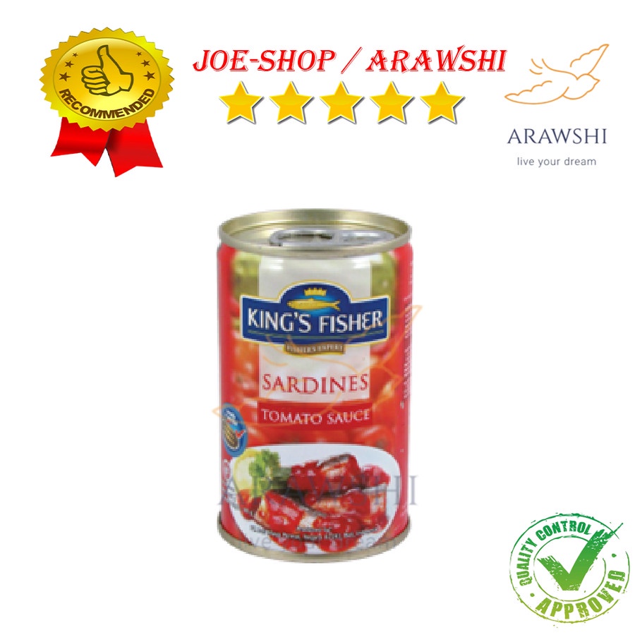 

KING'S FISHER SARDEN SAUS TOMAT KLG 155g