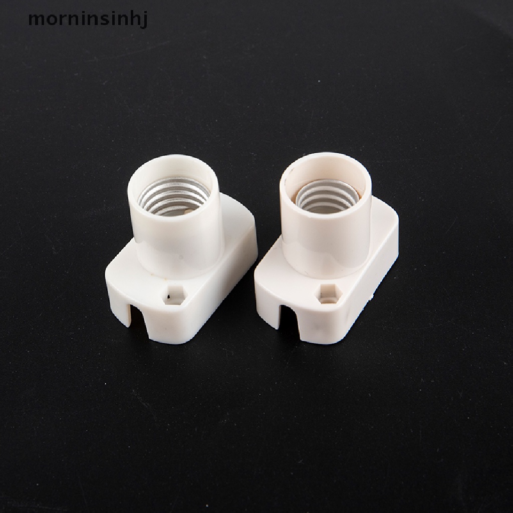 More12 E14 E17 Socket Adapter Holder Lampu Bohlam Screw Mini Bahan Plastik