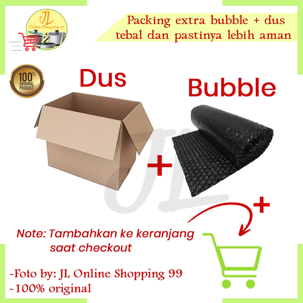 

Tambahan packing dus bubble berlapis