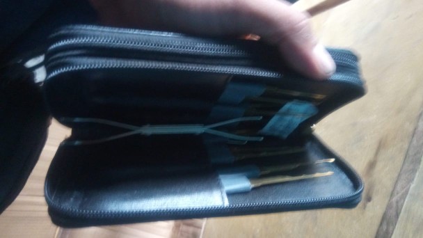 Goso Set Alat Pembuka Kunci Gembok Pintu Darurat 24 Set Key Lock Pick With Case Bag Serbaguna Padloc
