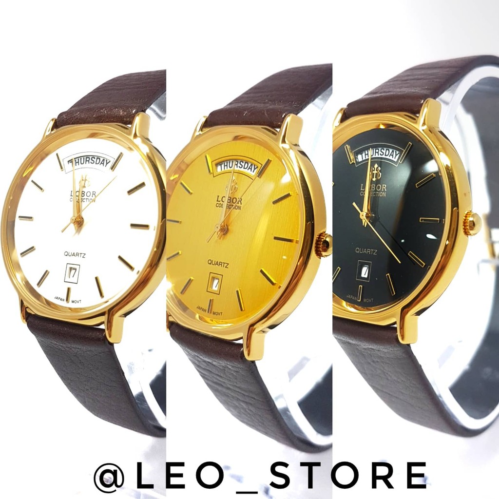 JAM TANGAN LOBOR ORIGINAL. A2. JAM DENGAN TANGGAL DAN HARI