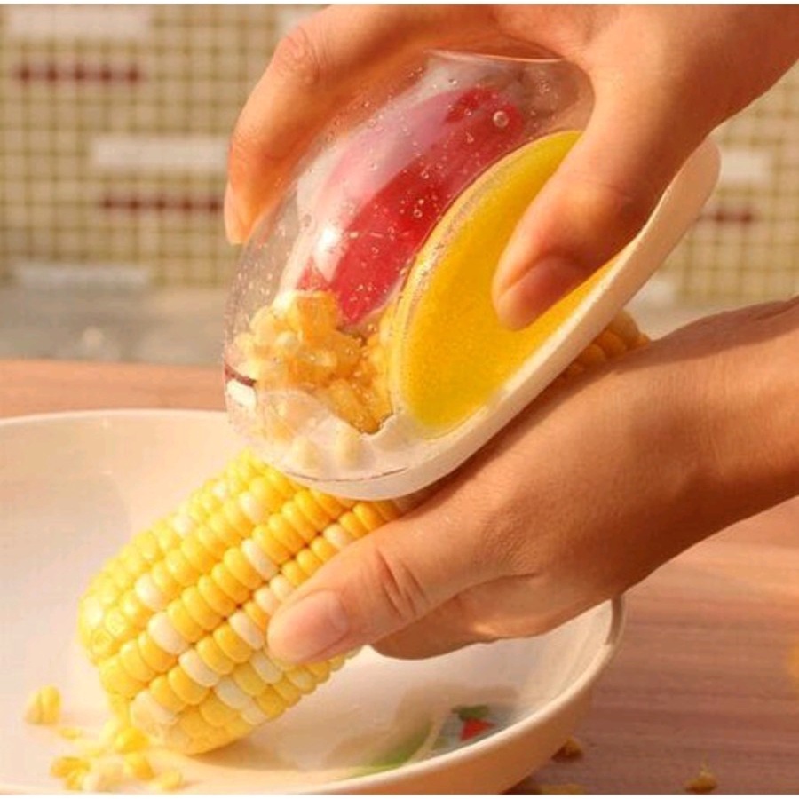 Corn Peeler Alat Kupas Pengupas Serutan Jagung buka biji parut Parutan-perlengkapan Dapur Alat parutan Jagung