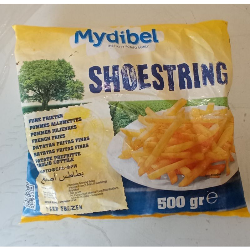 

KENTANG GORENG FRENCH FRIES SHOESTRING MYDIBEL 500GR