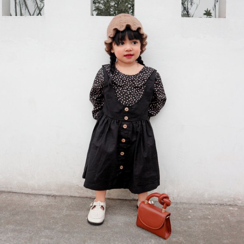 Domikado | Seina overall dress | Setelan anak perempuan | Overall anak | Dress anak