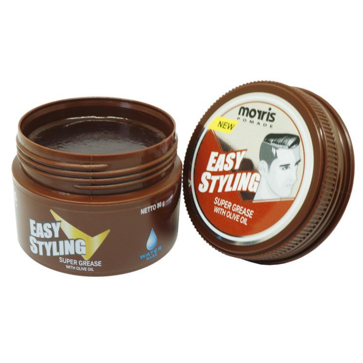 POMADE MORRIS EASY STYLING 80GR SILVER HITAM COKLAT