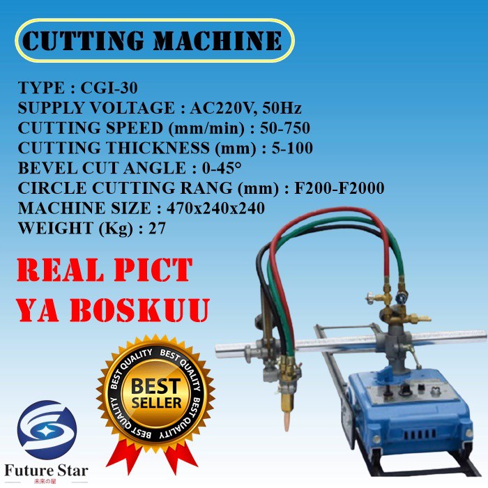 Gas  Cutter Gas  Cutting Machine Oxy Fuel CG1 30 Alat Las    Gas  Cutter Gas  Cutting Machine Oxy Fuel CG1 30 Alat Las
