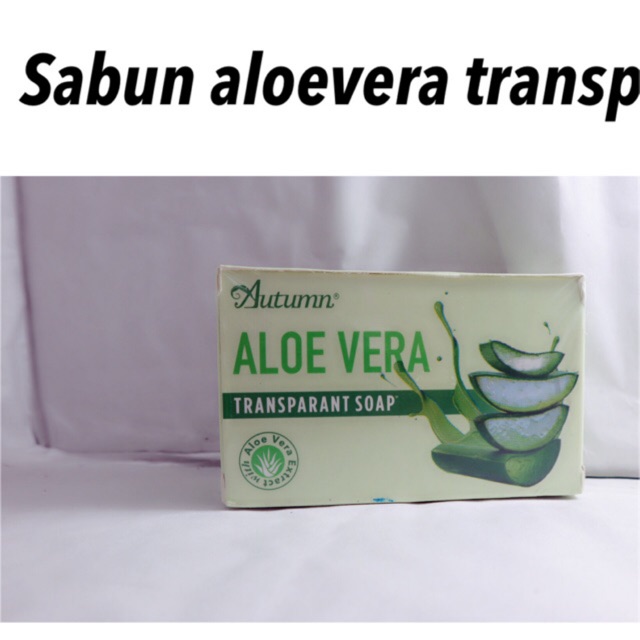 Sabun batang aloevera autumn bpom - autumn aloevera transparant soap
