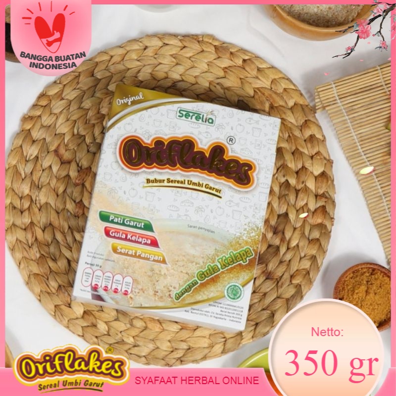 

[SH] Oriflakes Original 350 Gram Sereal Umbi Garut / Oriflakes Maag Asam Lambung GERD Gasitris