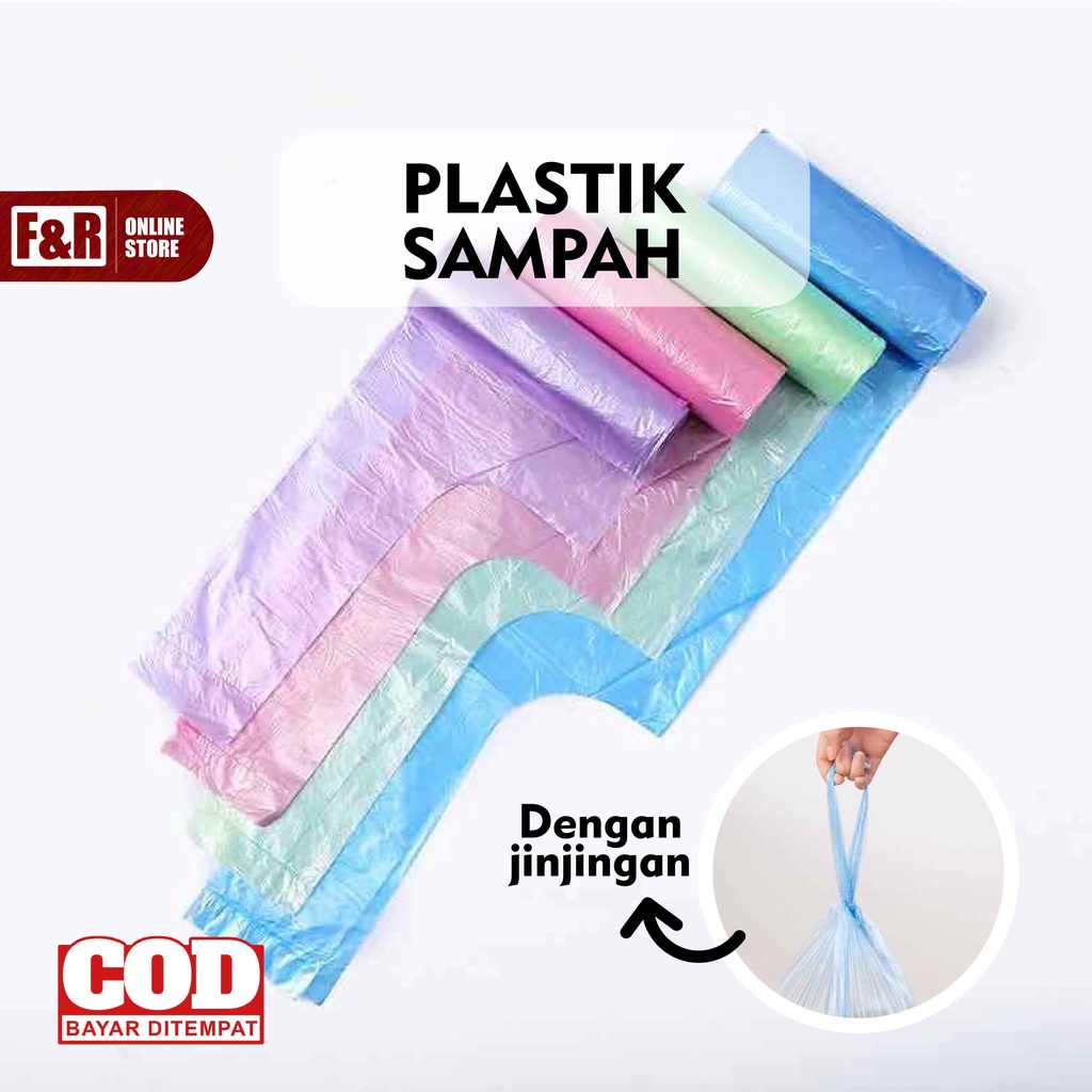 Kantong Plastik Sampah Roll Gulungan Perlengkapan Rumah Tangga Kresek Sampah Size 46x60 = Isi 20 Pcs