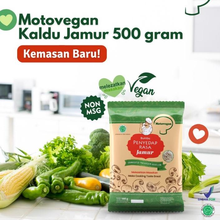 

MALL Kaldu Jamur Non MSG Motovegan 500 gr !