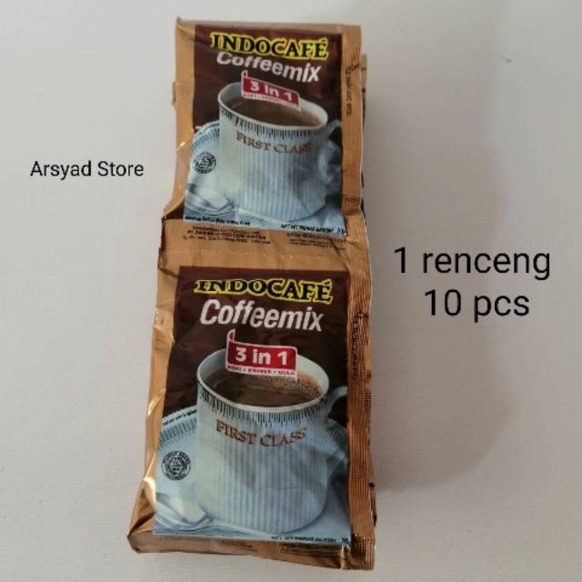 

Indocafe Coffeemix kopi renceng isi 10 pcs x 20 gr