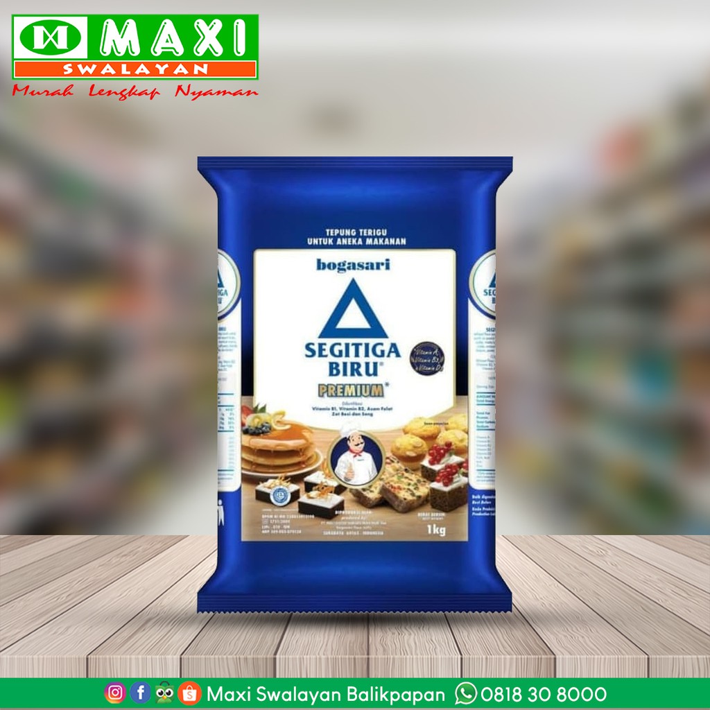 

Tepung Segitiga Biru 1kg Premium